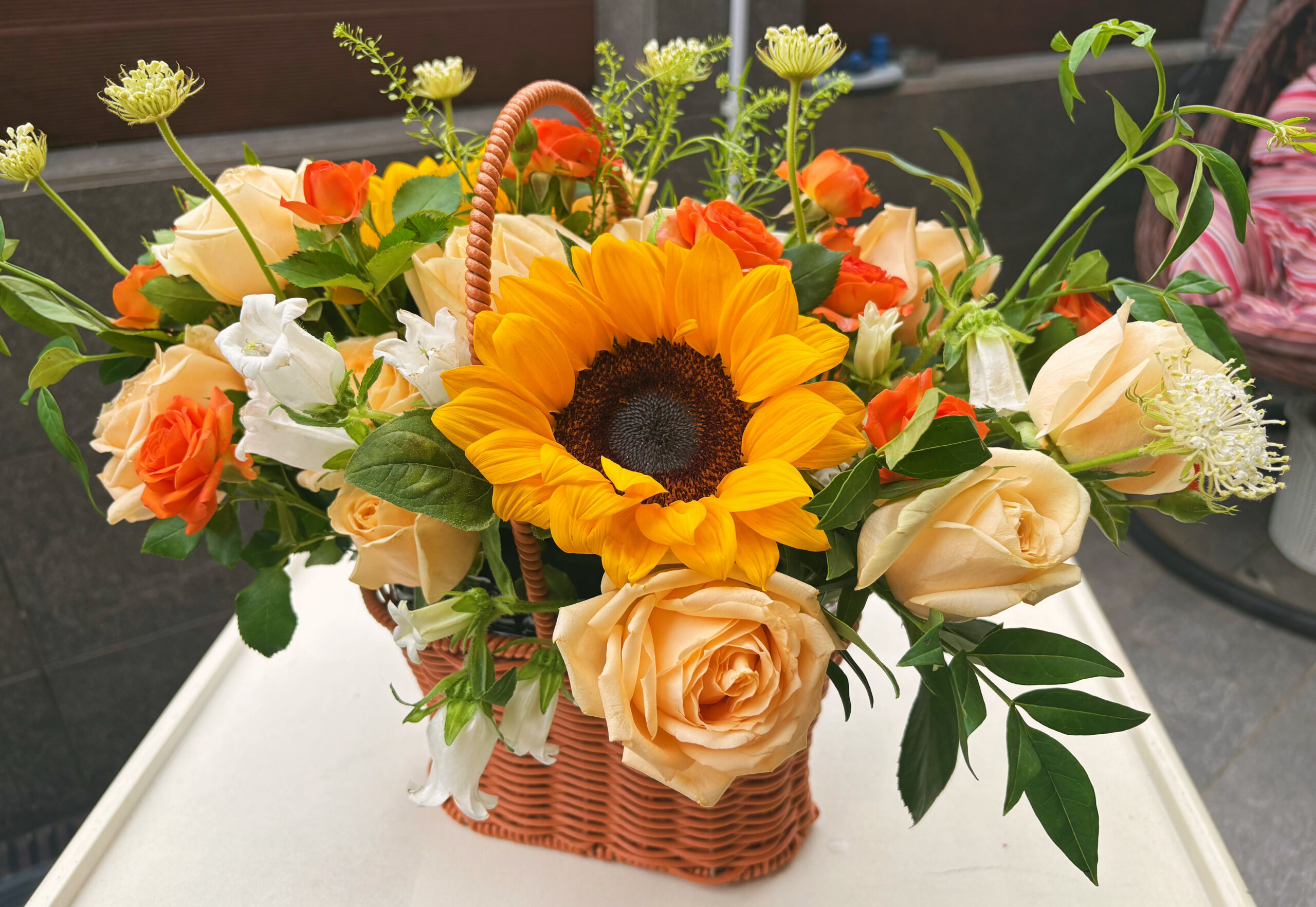 Sunflower Basket 4