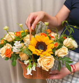 Sunflower Basket 2