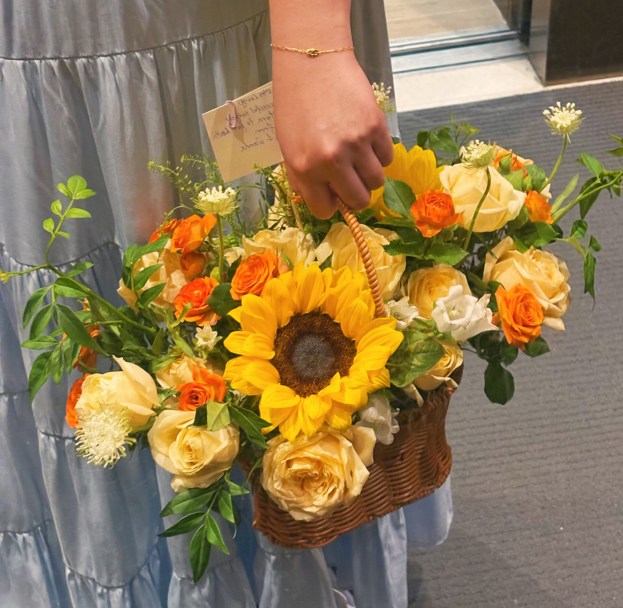 Sunflower Basket
